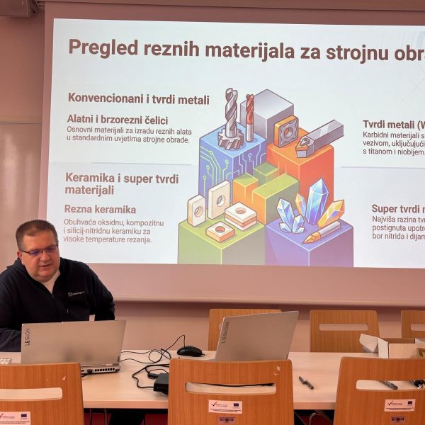 Održan webinar: „Rezni alati u strojnoj obradi od brzoreznog čelika do dijamanata“
